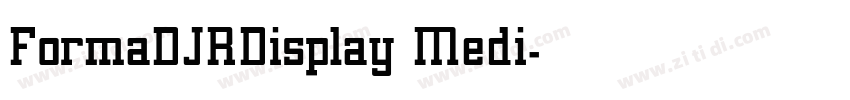 FormaDJRDisplay Medi字体转换
